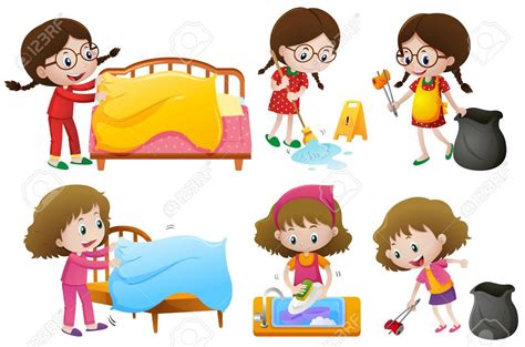 Clipart Girl Chore Clipart Girl Chore Transparent Free For Download On