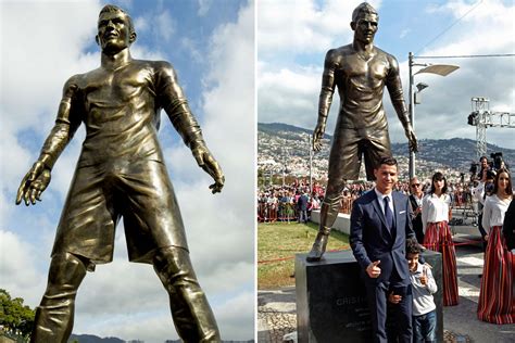 If ronaldo's new statue was a horror movie. Is the Cristiano Ronaldo sculpture the most ridiculous ...
