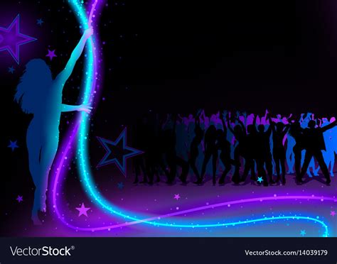 Dance Party Background Royalty Free Vector Image