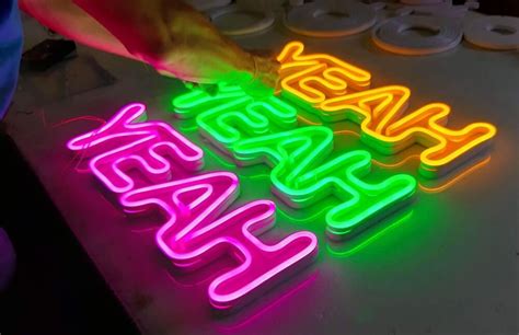 Letras Corpóreas Chapas Acerosyeah Neon Leds Lettersystems