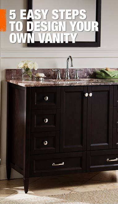 5 Easy Steps To Design Your Own Vanity At Home Depot Vanity