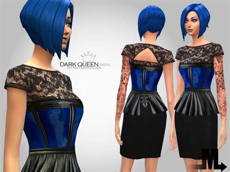 Dark Queen Dress The Sims 4 Catalog