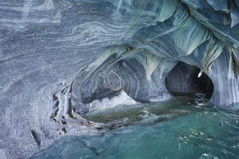 Marble Caves In Northern Patagonia Chile Stock Image Image Of Latin