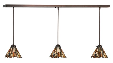 Meyda 143190 Jadestone Delta Linear 3 Light Multi Pendant Fixture