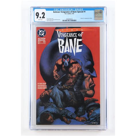 1993 Batman Vengeance Of Bane Issue 1 Dc Comic Book Cgc 92