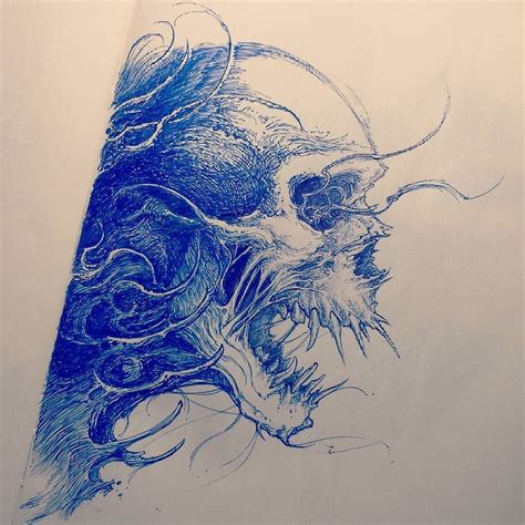 Maybe you would like to learn more about one of these? Daniel Corcuera on Instagram: "#skull #sketch # ...