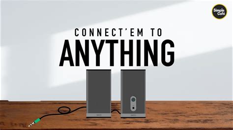 Connect Computer Speakers To Anything Youtube