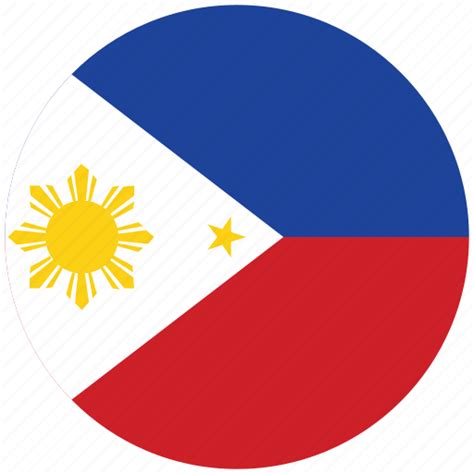Flag Of Philippines Philippines Philippiness Circled Flag