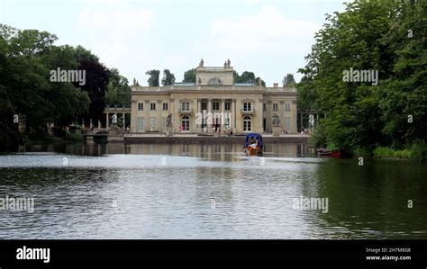 Palace On The Isle At Lazienki Krolewskie Royal Baths Park Southern Facade Warsaw Poland