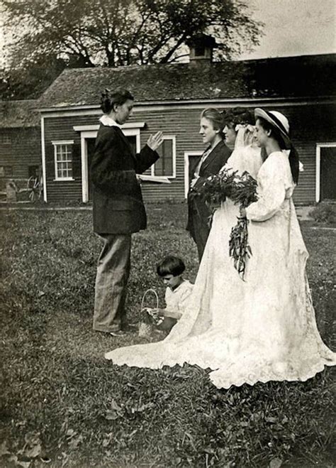 Vintage Everyday Vintage Lgbt Love Old Snapshots Of Lesbian Wedding