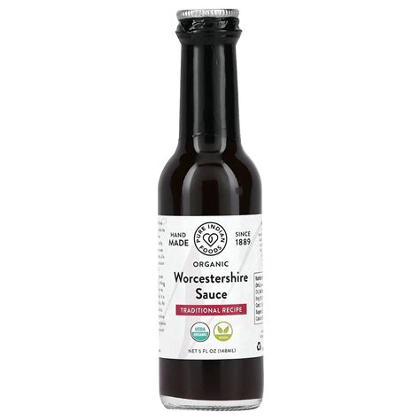 Pure Indian Foods Organic Worcestershire Sauce 5 Fl Oz 148 Ml