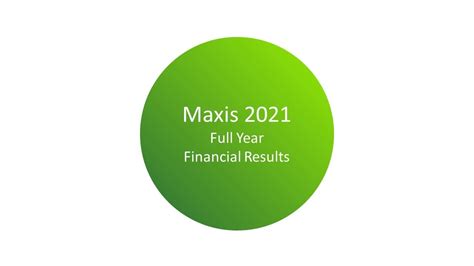 Maxis 2021 Full Year Financial Results Youtube