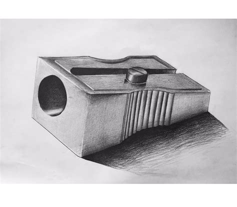 Sharpener On Behance Object Drawing Pencil Art Drawings Shadow Drawing