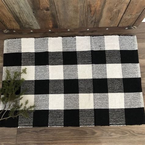 • made of 100% acrylic. Trendy Buffalo Check Rugs | 3 Colors | Layered rugs, Rugs ...