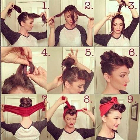 vintage pin up hairstyle alldaychic