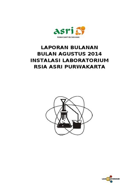 Cover Laporan Bulanan Lab Pdf