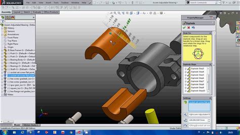 10 Tutorial Explode View Solidworks Youtube