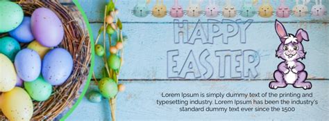 Happy Easter Facebook Cover Template Postermywall