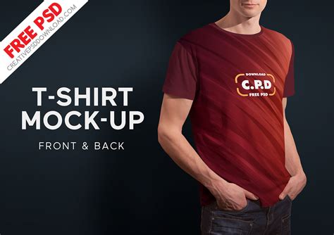 Download t-shirt-mockup-front-back-thumb - CreativePsdDownload