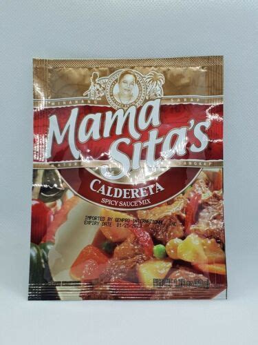 Mama Sitas Caldereta Spicy Sauce Mix 50g 3 Packs Ebay