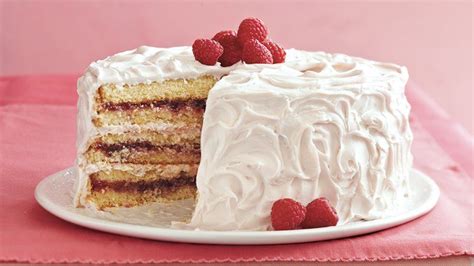 This vanilla cake from betty crocker is an old standby. Raspberry-Laced Vanilla Cake recipe from Betty Crocker