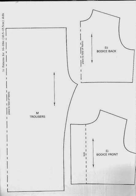 This collection features 18 inch doll clothes patterns. 28 FREE patterns for 18-inch dolls | Roupas de boneca de ...