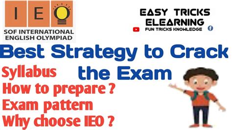 Sof Ieo Exams Strategy To Crack The Exam Syllabus Exam Pattern