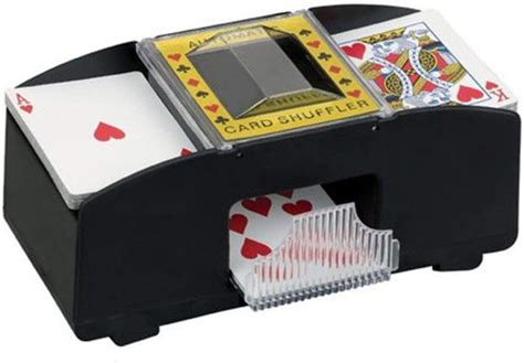 Playing Card Shuffler 2 Deck Automatic Card Shuffler Battery Operated