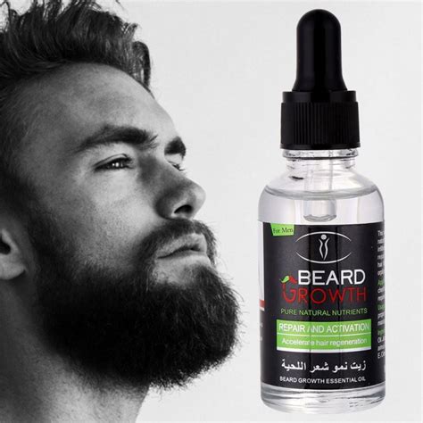 Beard Growth Oil Natural Organic Hair Growth Oil Beard Oil Enhancer