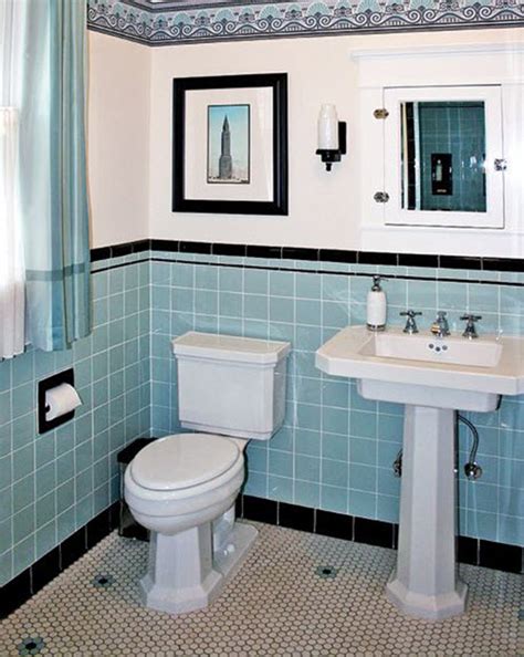 Great savings & free delivery / collection on many items. 40 retro blue bathroom tile ideas and pictures