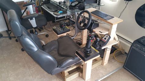 I've been following diy cockpits for quite a while now, and i'm definitely glad to see you came up with a fresh idea of scavenging used parts, especially for free! My VR racing / flight sim DIY cockpit - Sim Racing Rigs / Cockpit - InsideSimRacing Forums
