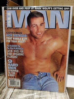 A Man Magazine Nov 2000 Playgirl Like Gay Interest EBay