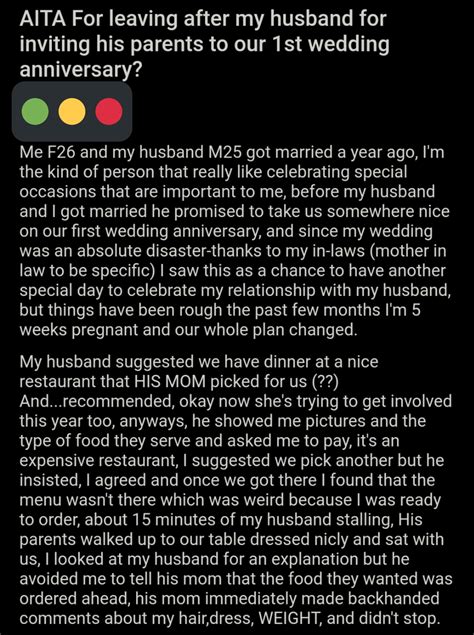 Am I the Asshole? on Twitter: "AITA For leaving after my husband for