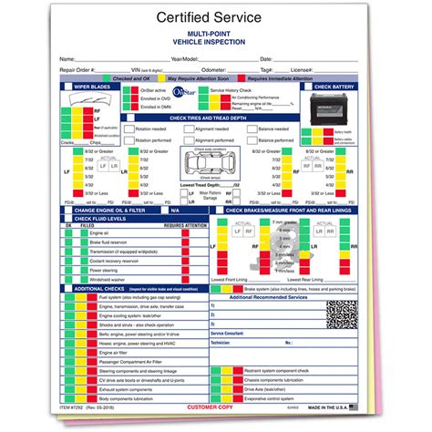 Gm Certified Vehicle Inspection Forms Auto Dealer Forms