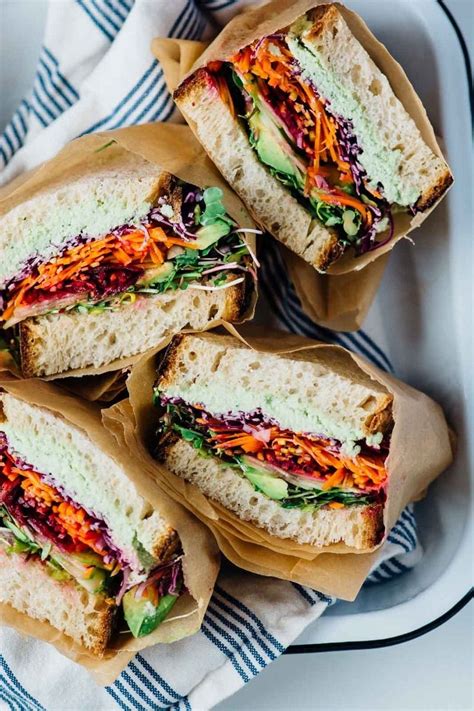 18 Vegan Sandwich Recipes That Make Lunch The Best Part Of Your Day Recipe Vegan Sandwich