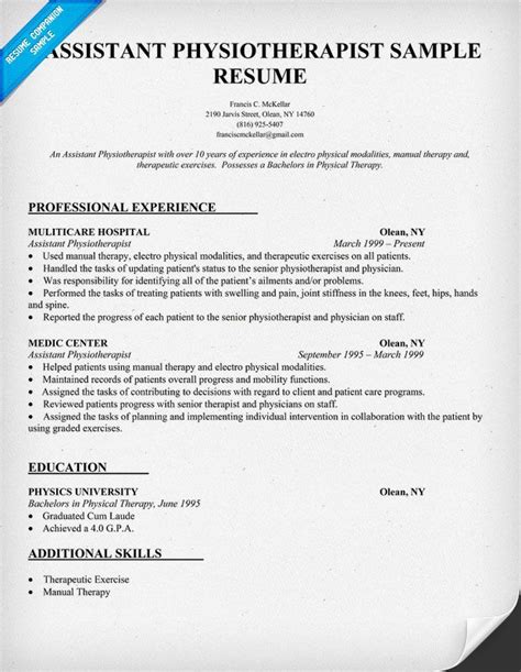 pin  resume companion  resume samples
