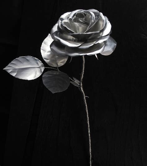 Metal Rose Sculpture My Husband Makes These Beautiful Meta Flickr