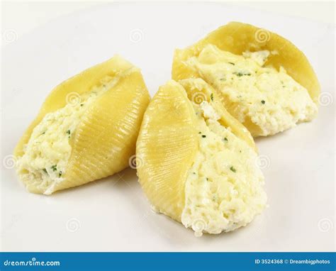 Stuffed Pasta Shells 1 Stock Photo Image Of Italian Cooked 3524368