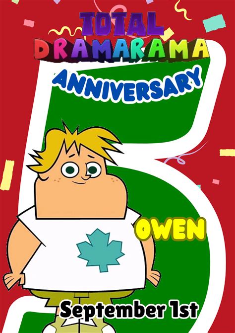 Total Dramarama 5th Anniversary Owen By Minimonster 1234 On Deviantart