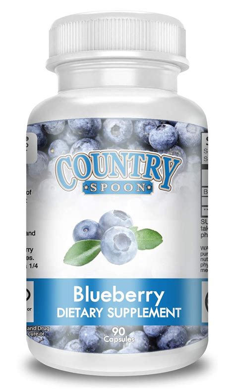 Blueberry Extract Capsules 2 Capsules Equal 14 Cup Of Fresh