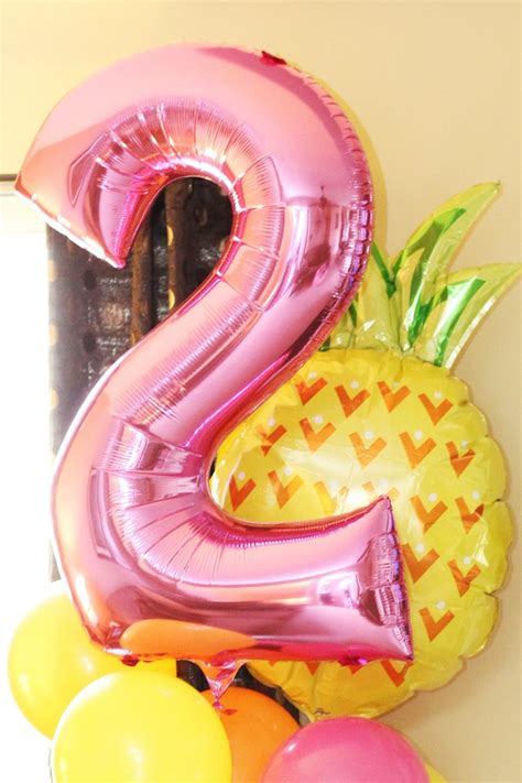 Two Tti Fruity Balloons Tutti Fruity Balloons Pineapple Balloons Second