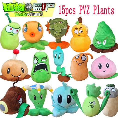 2 23 Estilos Plants Vs Zombies Plush Toys Stuffed Boneca 15 20 Cm Pvz