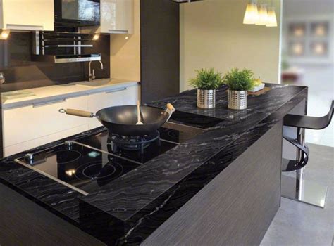 Black Kitchen Countertops Granite Countertops Ideas