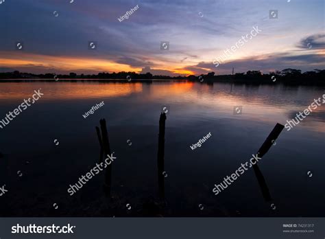 Michael's badminton academy, bukit puchong. Sunset At Kampung Sri Aman, Puchong, Malaysia Stock Photo ...