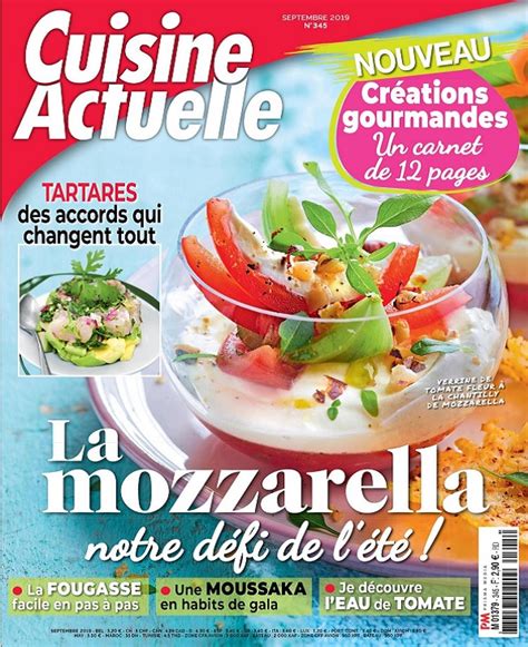 Cuisine Actuelle N Septembre Telecharger Des Magazines