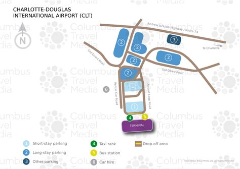 Map Of Charlotte Douglas International Airport World Map