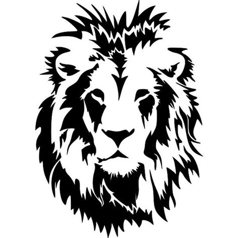 Lion Stencil Re Usable 7 X 10 Inch Etsy Lion Silhouette Lion