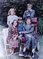 Stephen Hawking with his first wife Jane and children, from left, Lucy ...