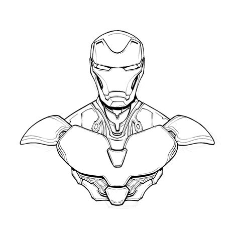 Iron Man Infinity War Coloring Pages Coloring Pages