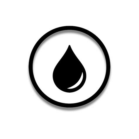 Premium Vector Drop Icon Vector Illustration Flat Design Style Oil